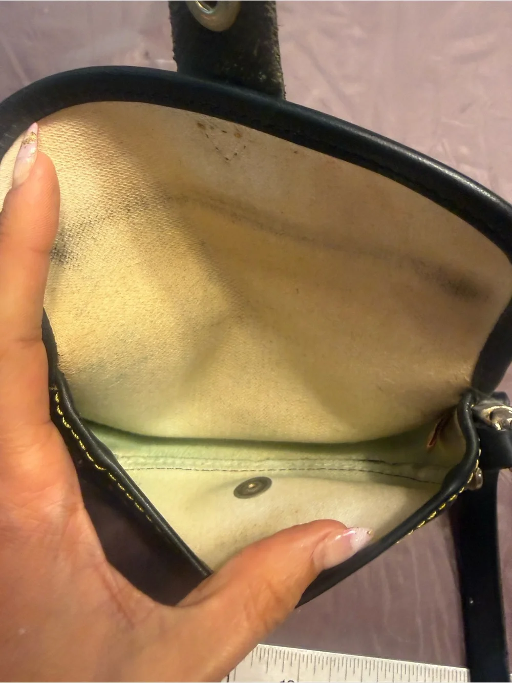 Vintage Y2K Dooney & Bourke Black Multicolor Wristlet